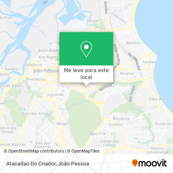 Atacadao Do Criador mapa