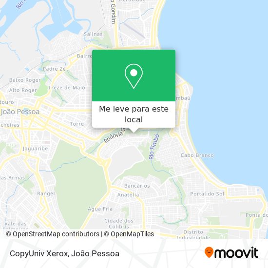 CopyUniv Xerox mapa