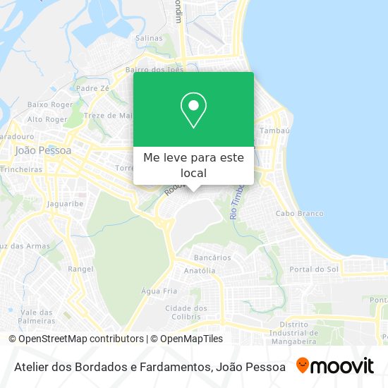 Atelier dos Bordados e Fardamentos mapa