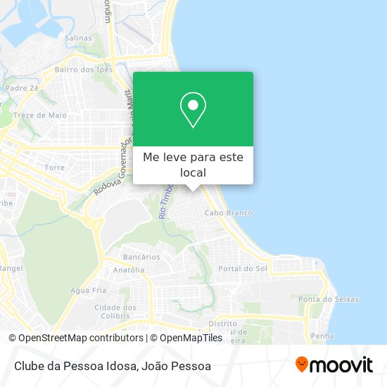 Clube da Pessoa Idosa mapa