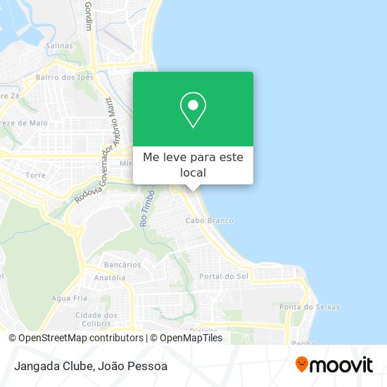 Jangada Clube mapa