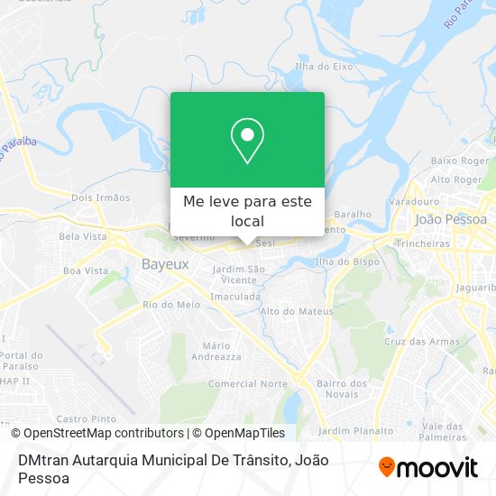 DMtran Autarquia Municipal De Trânsito mapa