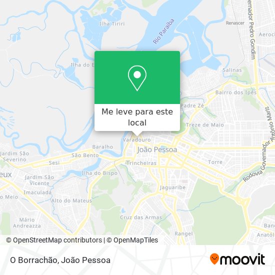 O Borrachão mapa