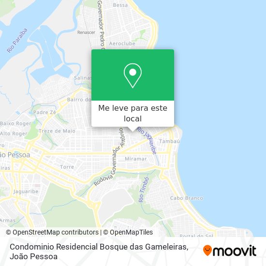 Condominio Residencial Bosque das Gameleiras mapa