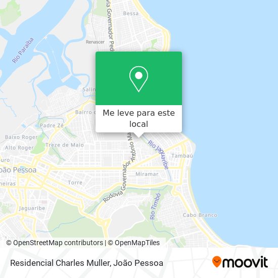 Residencial Charles Muller mapa
