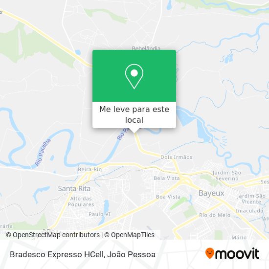 Bradesco Expresso HCell mapa
