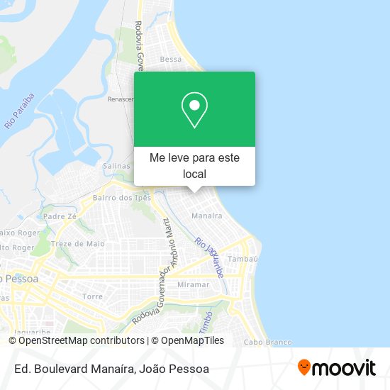 Ed. Boulevard Manaíra mapa