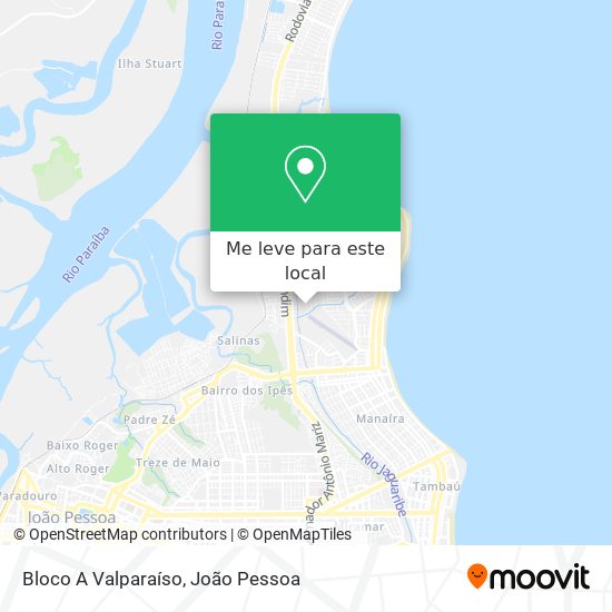 Bloco A Valparaíso mapa