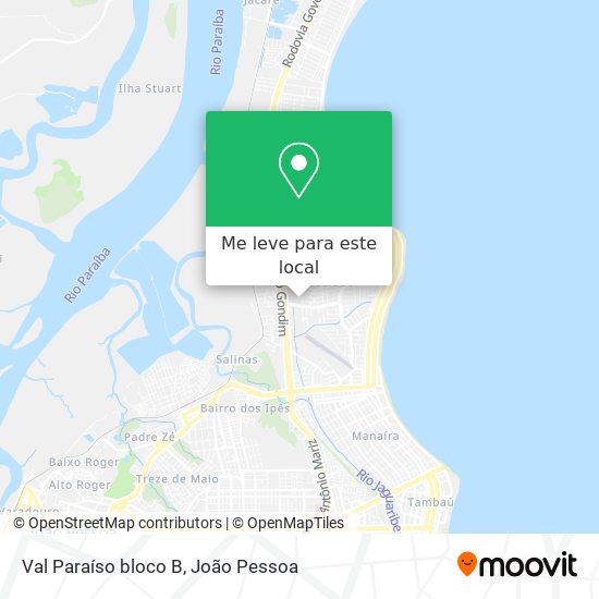 Val Paraíso bloco B mapa