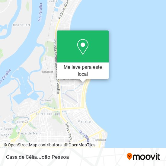 Casa de Célia mapa