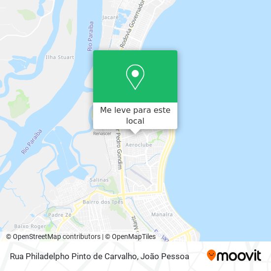 Rua Philadelpho Pinto de Carvalho mapa