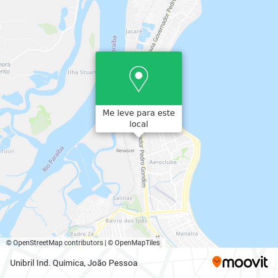Unibril Ind. Química mapa