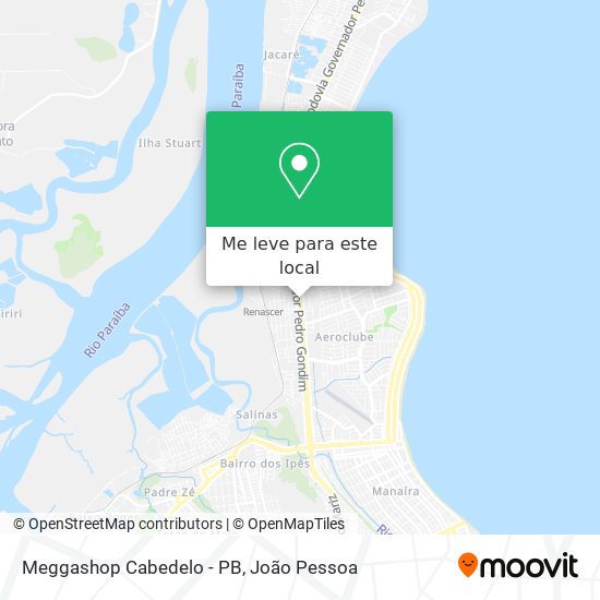 Meggashop Cabedelo - PB mapa