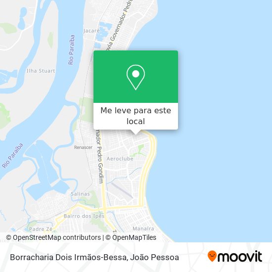 Borracharia Dois Irmãos-Bessa mapa