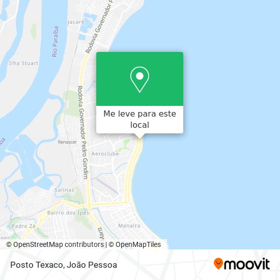 Posto Texaco mapa