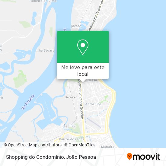 Shopping do Condomínio mapa