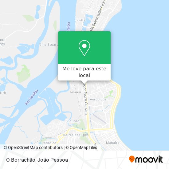 O Borrachão mapa