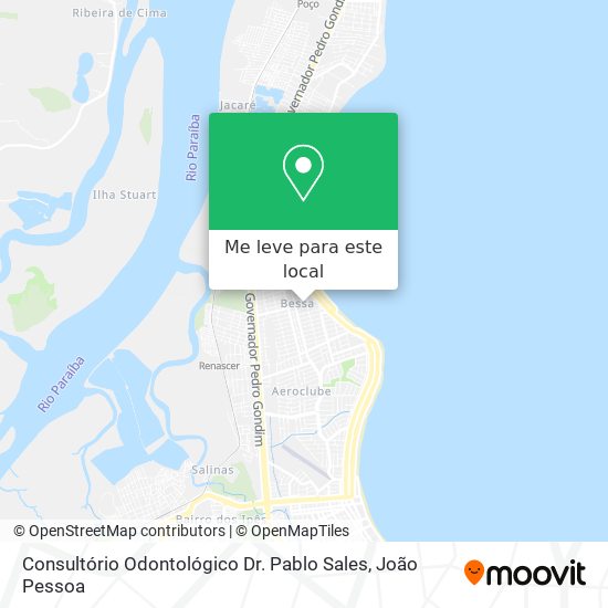 Consultório Odontológico Dr. Pablo Sales mapa