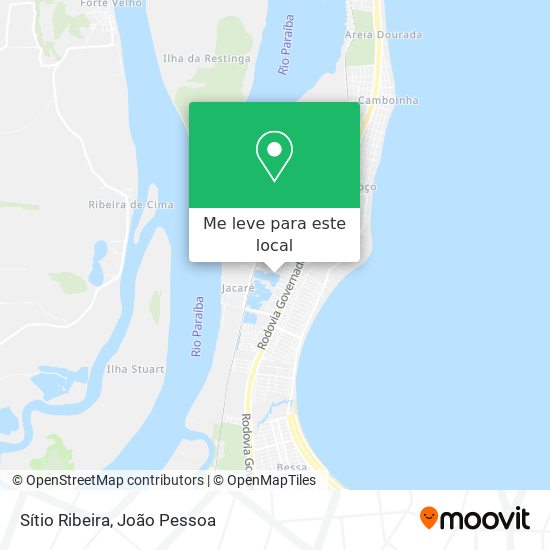 Sítio Ribeira mapa