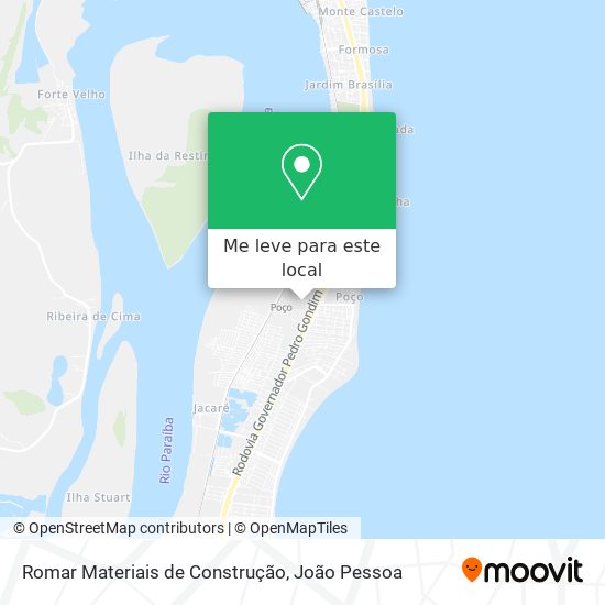 Romar Materiais de Construção mapa