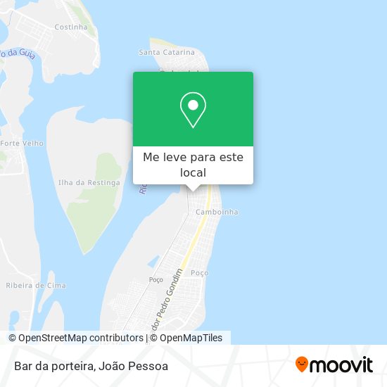 Bar da porteira mapa