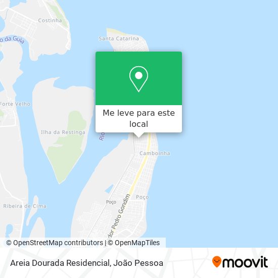 Areia Dourada Residencial mapa