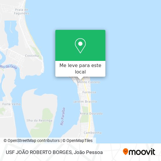 USF JOÃO ROBERTO BORGES mapa