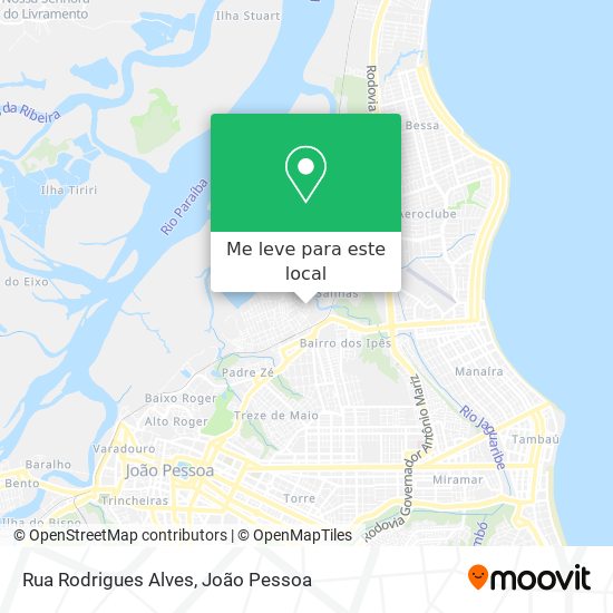 Rua Rodrigues Alves mapa