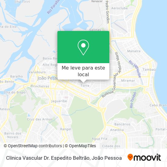 Clínica Vascular Dr. Espedito Beltrão mapa