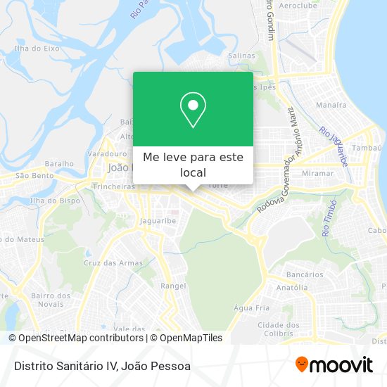 Distrito Sanitário IV mapa