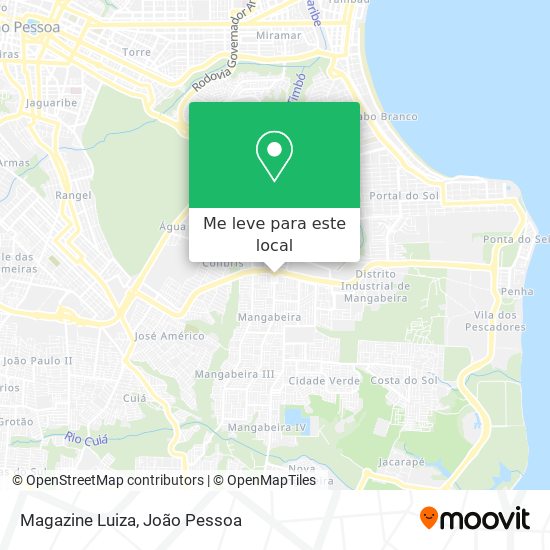 Magazine Luiza mapa