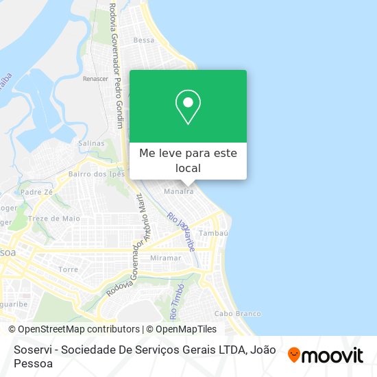 Soservi - Sociedade De Serviços Gerais LTDA mapa