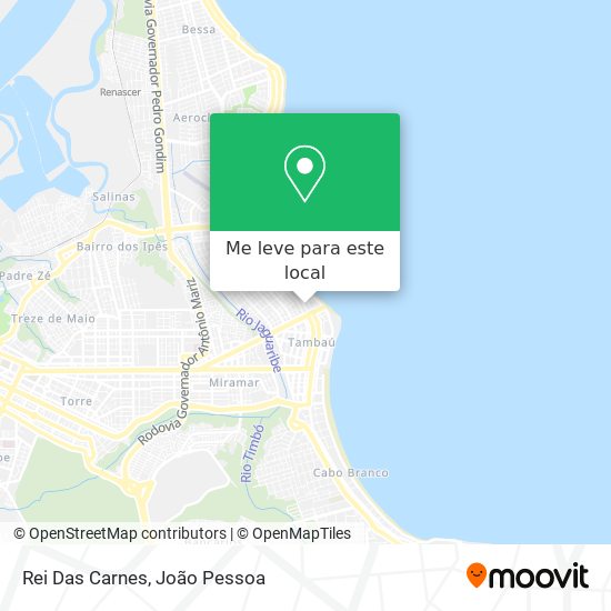 Rei Das Carnes mapa