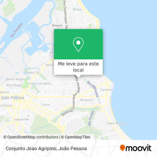 Conjunto Joao Agripino mapa