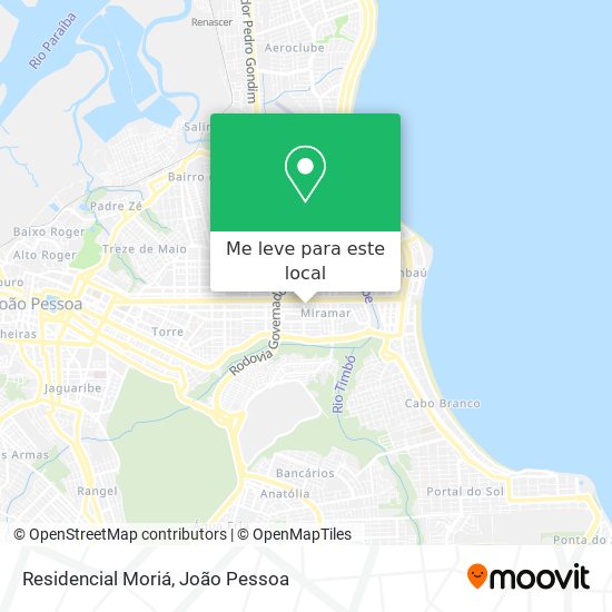 Residencial Moriá mapa
