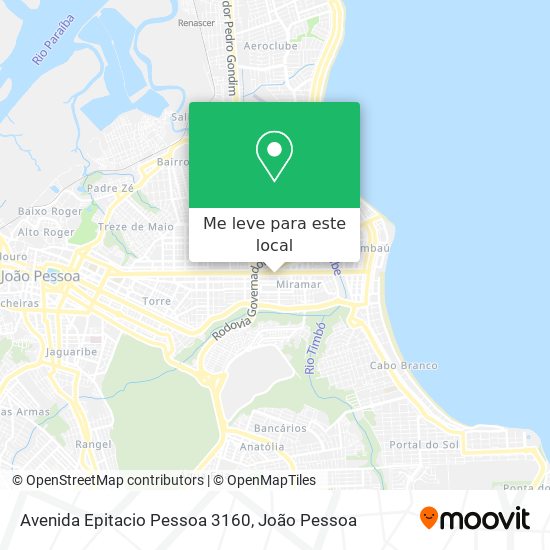 Avenida Epitacio Pessoa 3160 mapa