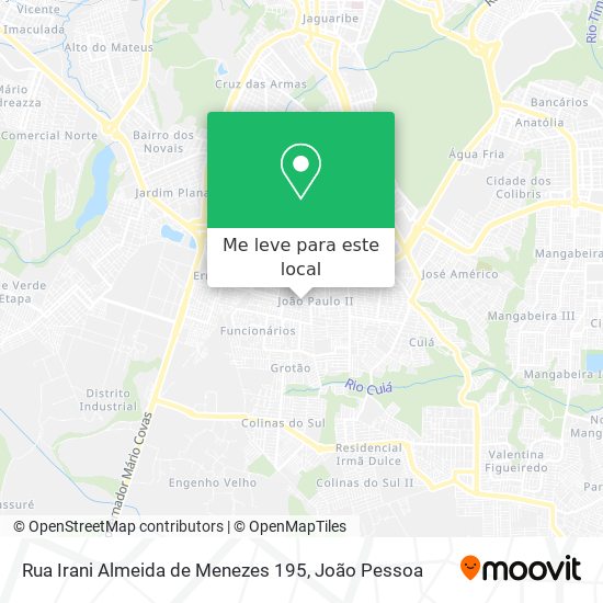 Rua Irani Almeida de Menezes 195 mapa