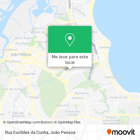 Rua Euclídes da Cunha mapa