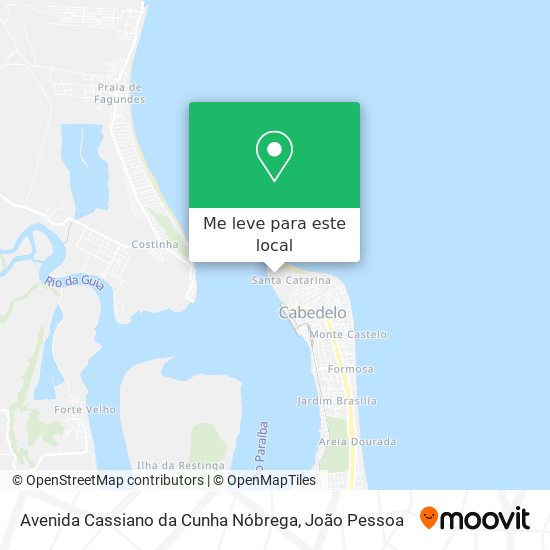 Avenida Cassiano da Cunha Nóbrega mapa
