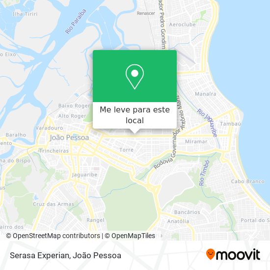 Serasa Experian mapa