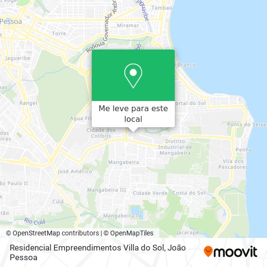 Residencial Empreendimentos Villa do Sol mapa