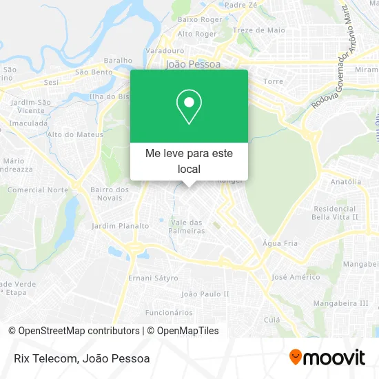 Rix Telecom mapa