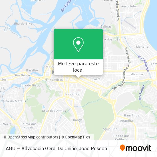 AGU — Advocacia Geral Da União mapa