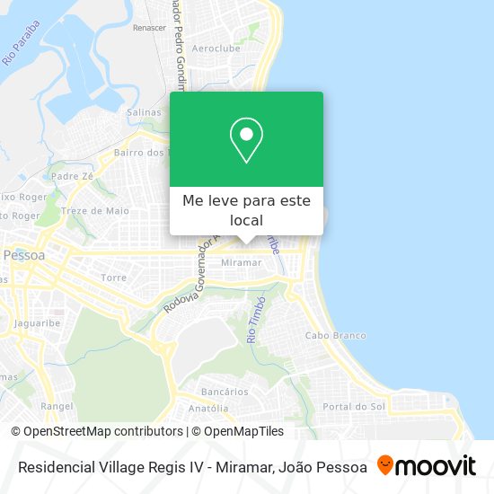 Residencial Village Regis IV - Miramar mapa