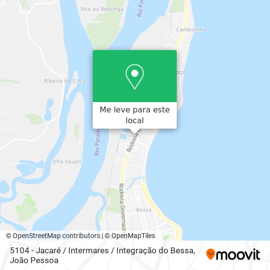5104 - Jacaré / Intermares / Integração do Bessa mapa