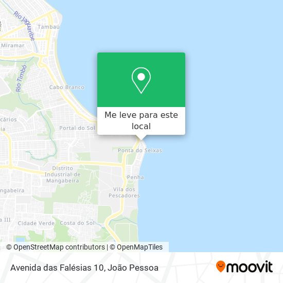 Avenida das Falésias 10 mapa