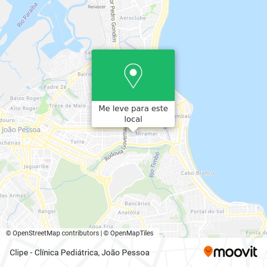 Clipe - Clínica Pediátrica mapa