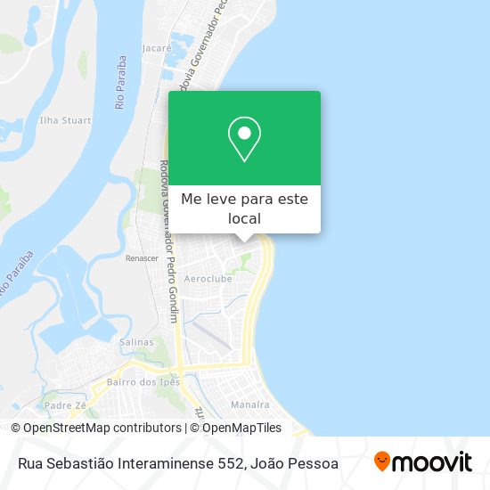 Rua Sebastião Interaminense 552 mapa