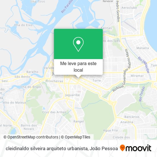 cleidinaldo silveira arquiteto urbanista mapa