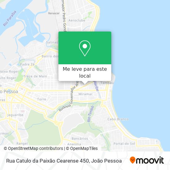 Rua Catulo da Paixão Cearense 450 mapa